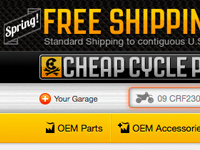 CheapCycleParts.com Website Application