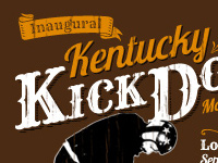 Kentucky Kick Down T-Shirt Design