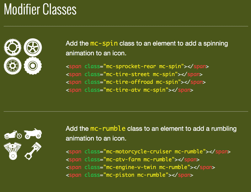 modifier classes